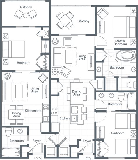 Plantation Resort Myrtle Beach Floor Plans