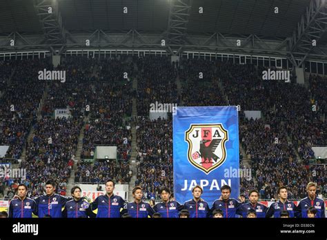 Japan Team Group Line Up Jpn February Football Soccer