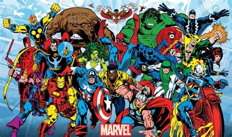 Marvel Comics Retro Wall Poster Marvel Comics Print Avengers Superhero ...