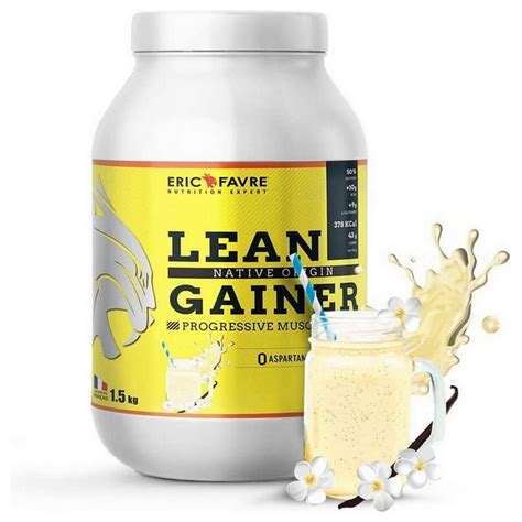 Eric Favre Lean Gainer Progressive Muscle Gain Saveur Vanille