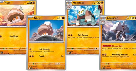 The Cards Of Pok Mon Tcg Paldea Evolved Part Nacli Line