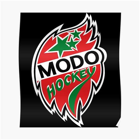 "Modo Hockey Logo Sticker" Poster for Sale by kathyhdpatty | Redbubble