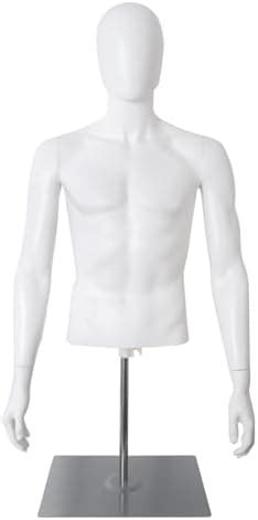 Amazon Giantex Male Mannequin Torso Adjustable Height Detachable