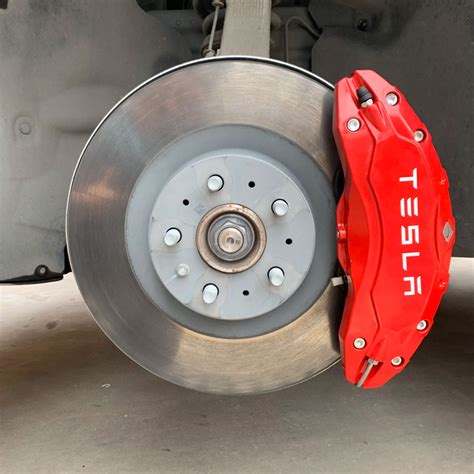 Model Y Caliper Covers Red Yellow Tesloid Canada