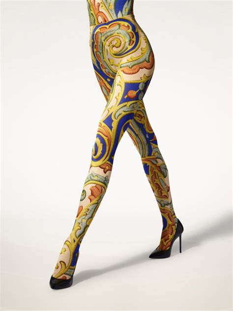 Paisley Baroque Tights Wolford United States