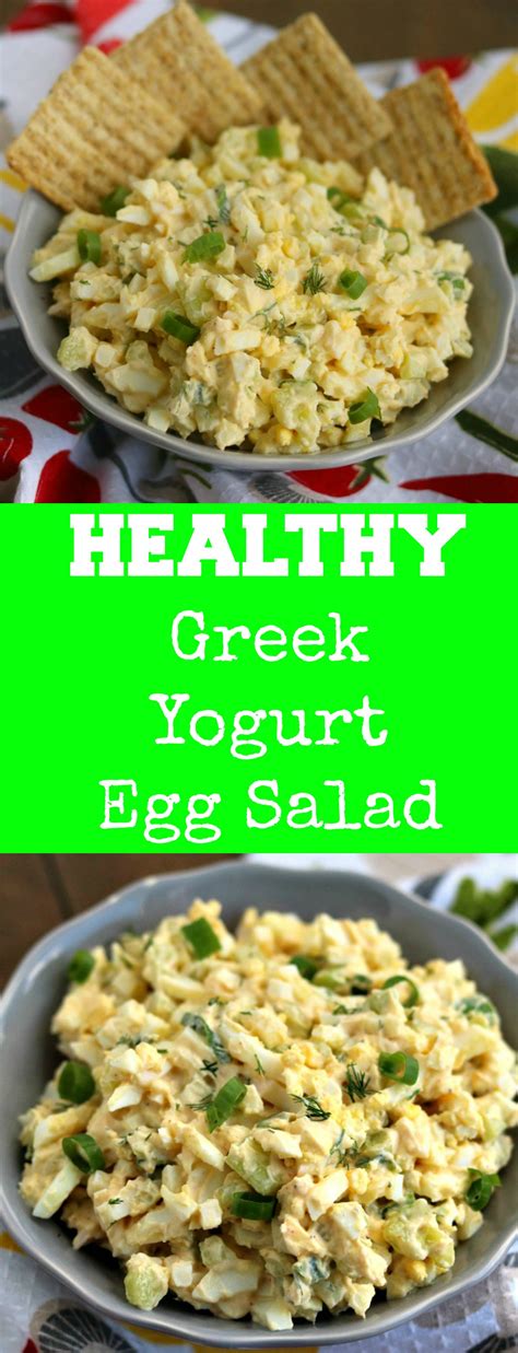 Simple Healthy Greek Yogurt Egg Salad