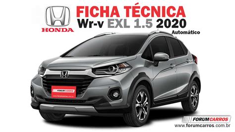 Honda Wr v EXL 1 5 AT 2020 FICHA TÉCNICA