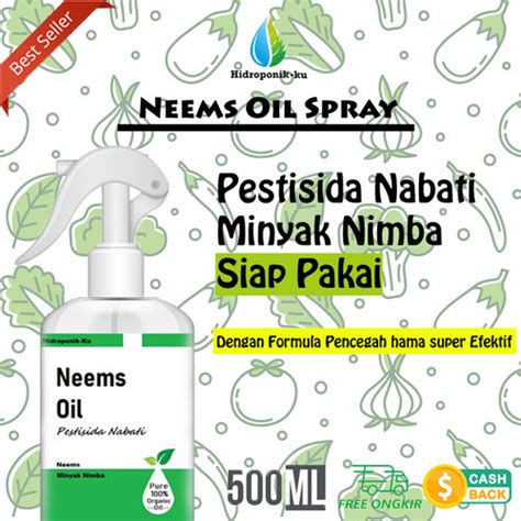 Jual Neem Oil Pestisida Nabati Spary Ml Minyak Mimba Hidroponik