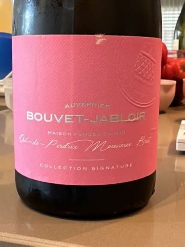 Bouvet Jabloir Collection Signature Oeil De Perdrix Mousseux Brut