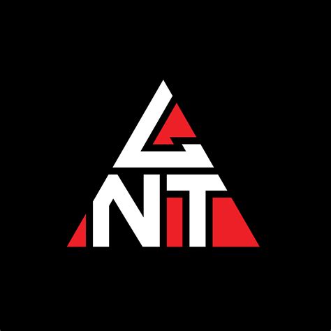 Diseño De Logotipo De Letra Triangular Lnt Con Forma De Triángulo