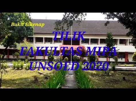 Fakultas MIPA Unsoed 2020 II Unsoed Part 5 YouTube