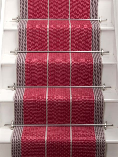 Swanson Cranberry Stair Runner Roger Oates Design