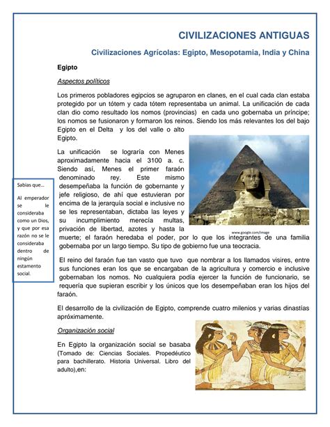 Solution Civilizaciones Antiguas Civilizaciones Agr Colas Egipto