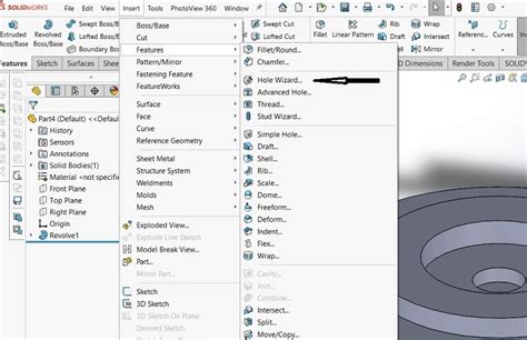 How To Use Hole Wizard Solidworks Guide