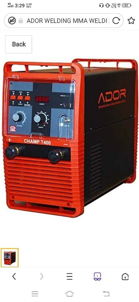 Ador Welding Machine Champ T At Piece Cuttack Id