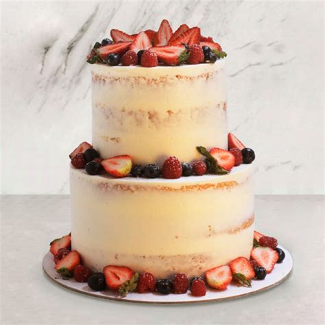 Berries Naked Cake 2 Pisos Claudia Muga