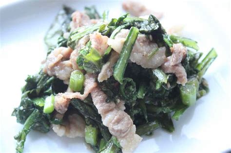 「春菊と豚肉のナムル」レシピ！さわやか春菊に豚肉のうまみとごまの香ばしさがマッチ えん食べ