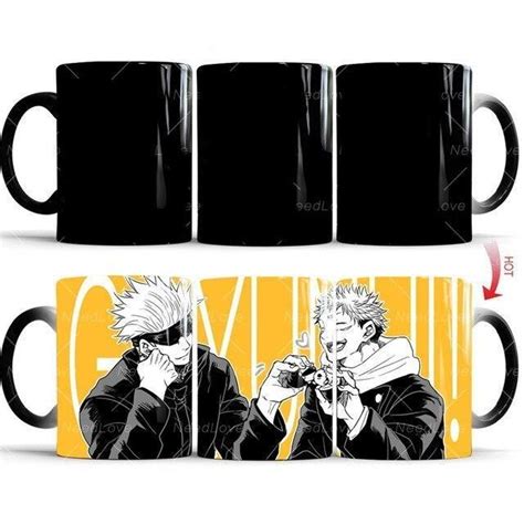 Yuji And Gojo Jujutsu Kaisen Mug Jms Jujutsu Kaisen Merch