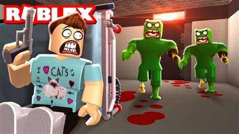 Escape The Zombie Asylum Obby In Roblox Youtube