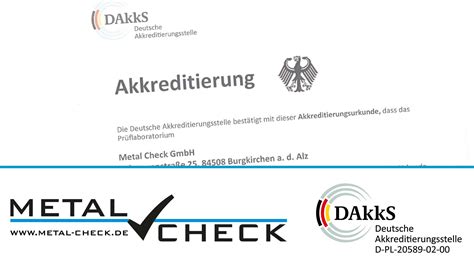 Erfolgreiche Akkreditierung Nach DIN EN ISO IEC 17025 2018 Ein