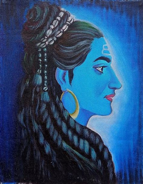 Lord Shiva Acrylic Painting On Canvas Sandhya Art At Rs 499person