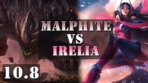 PT BR Malphite Vs Irelia Top L KDA 5 2 9 Malphite BR I Diamante I