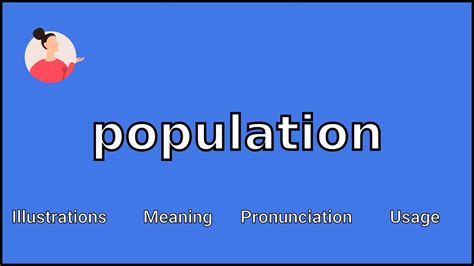 POPULATION Meaning And Pronunciation YouTube