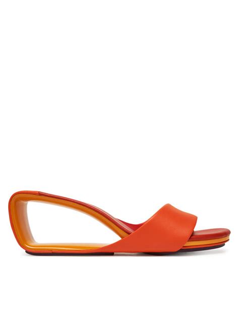 Pantoletten United Nude Mobius Mid Orange Eschuhe De