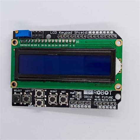 Lcd Y Keypad Shield Para Arduino Lcd Con Botones Configurables