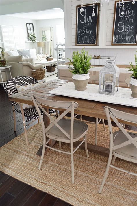 Distressed White Farmhouse Dining Chairs