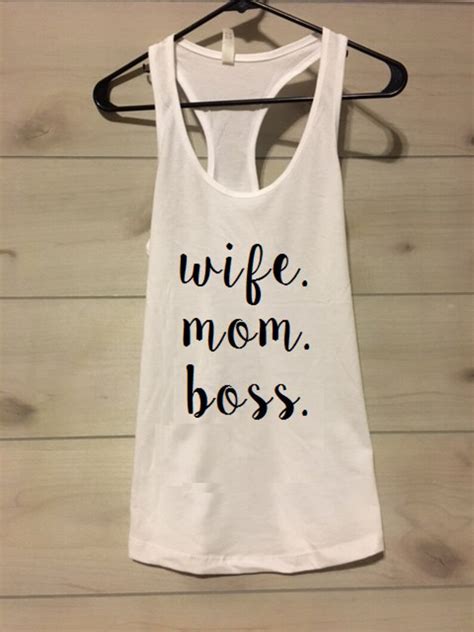 Wife Mom Boss Shirt Etsy