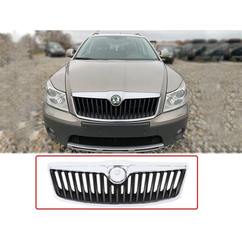 Grila Radiator Centru Skoda Octavia Facelift Emag Ro