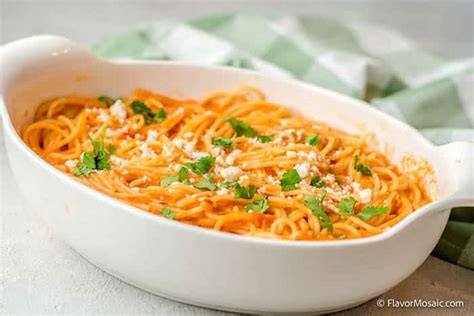 Chipotle Spaghetti Flavor Mosaic