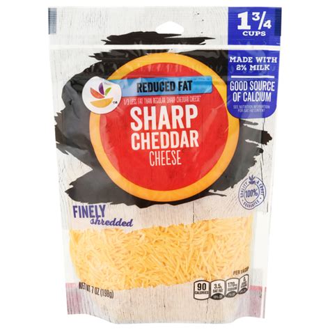 Save On Stop Shop Reduced Fat Finely Shredded Sharp Cheddar Cheese