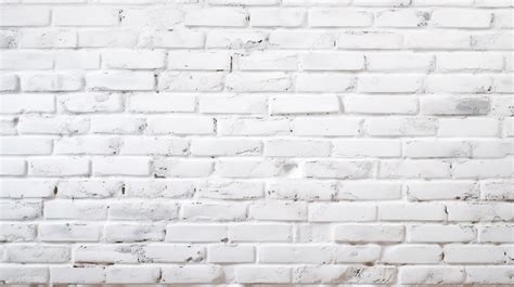 Bright White Brick Wall Texture Background White Brick Brick Wall