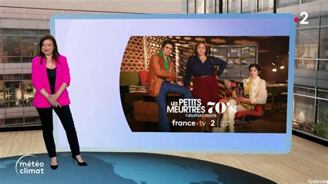 Anaïs Baydemir pour le journal météo climat sur France 2 le 5 Mai 2023