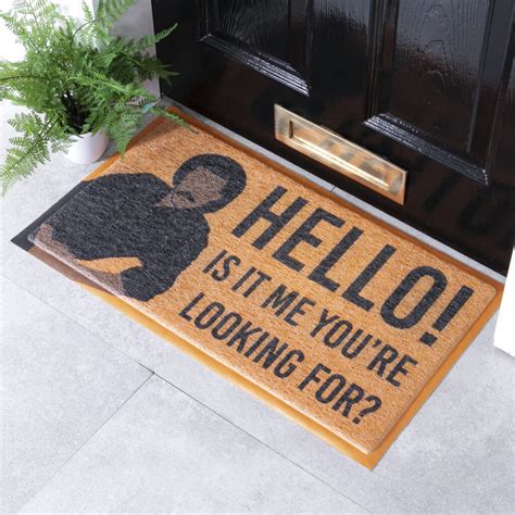 Orange Is It Me You Re Looking For Doormat 70 X 40cm Artsy Mats