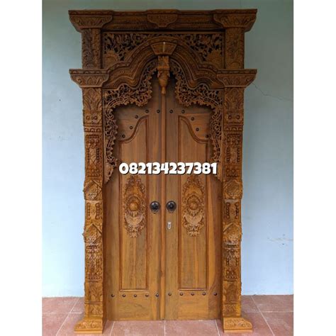 Jual Gapura Gebyok Gebyok Gapura Ukir Gebyok Gawangan Pintu Kamar