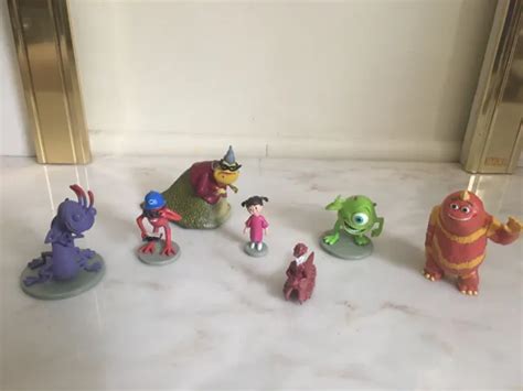 DISNEY PIXAR MONSTERS Inc Figure Bundle Randall Boggs Roz Slug Etc