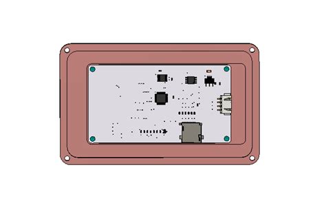 Case Housing Arduino Uno With A Nextion Display By Raskarion