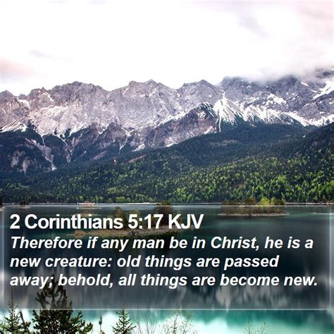 2 Corinthians 5 17 Kjv Bible Verse Images