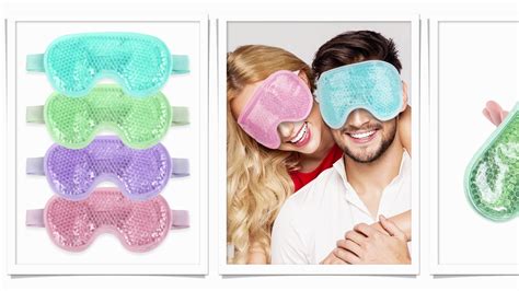 Wholesale Reusable Freeze Hot And Cold Gel Beads Cooling Eye Mask Ice Pack Face Mask Compress