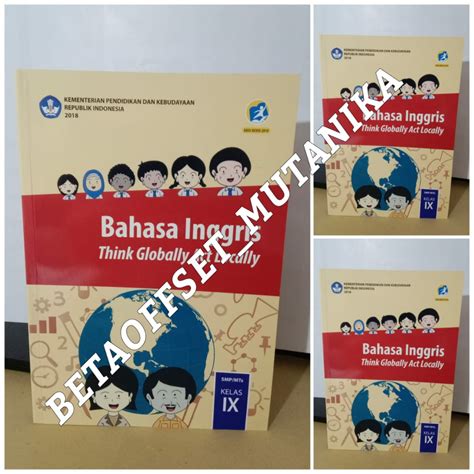 Jual Buku Smp Kelas Bahasa Inggris Think Globally Act Locally