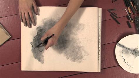 Drawing With Charcoal Charcoal Dust Drawings Youtube