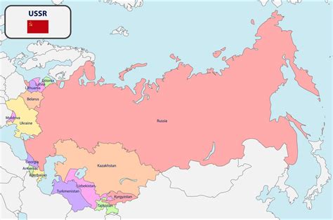 Russia Map Vs Ussr Map Gretna Hildegaard