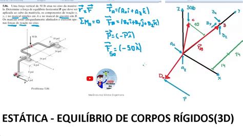 Equil Brio De Corpos R Gidos Em Dimens Es Mec Nica Dos S Lidos