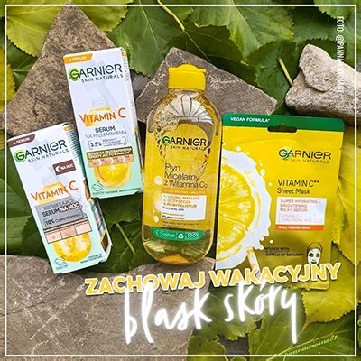 ZACHOWAJ WAKACYJNY BLASK SKÓRY z produktami marki Garnier i Maybelline