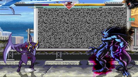 Blackheart Vs Jedah Mugen Fighting Games Youtube