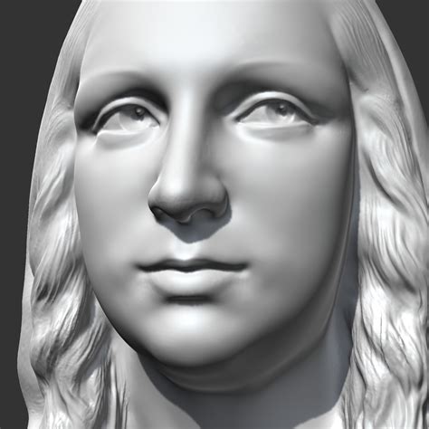 ArtStation - Mona Lisa 3D print model | Resources