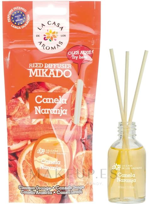 La Casa De Los Aromas Mikado Reed Diffuser Ambientador Mikado Canela